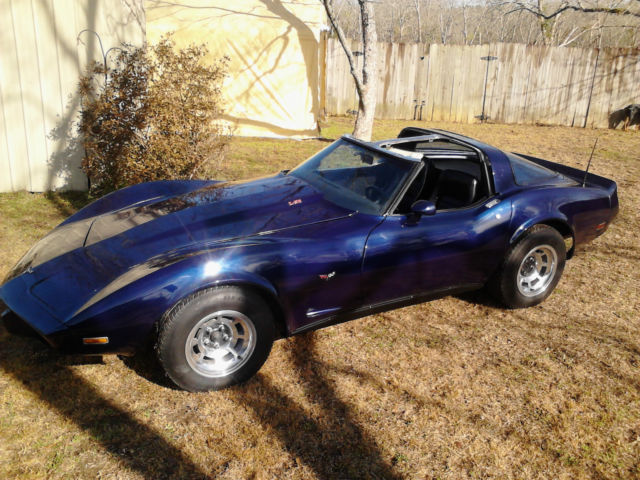 1979 Midnight Blue Pearl Chevrolet Corvette Convertible