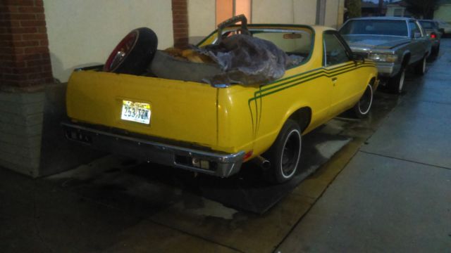 1979 Yellow  Chevrolet El Camino Truck