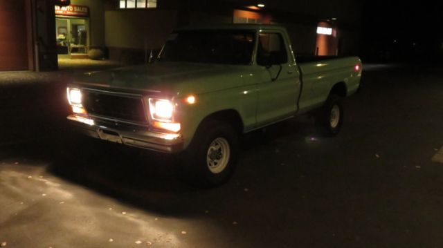 1979 Green Ford F-150 Standard Cab Pickup