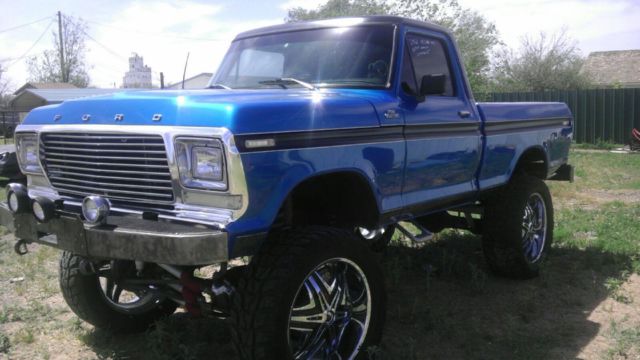 1979 Blue Ford F-150 Standard Cab Pickup