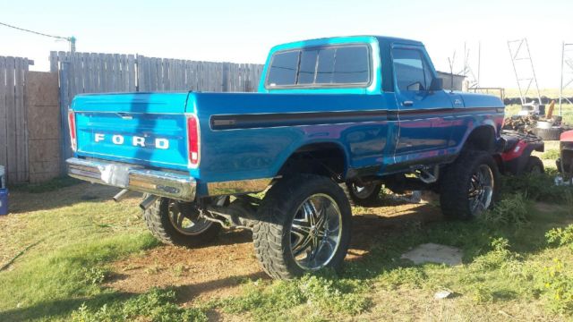1979 Blue Ford F-150 Standard Cab Pickup
