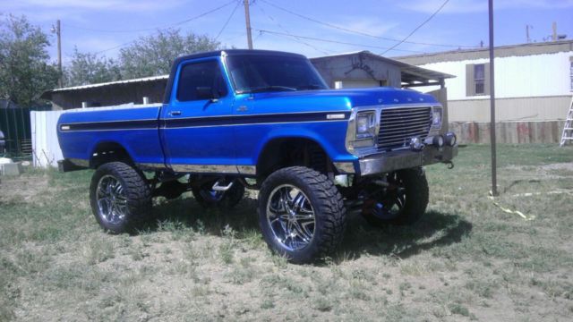 1979 Blue Ford F-150 Standard Cab Pickup