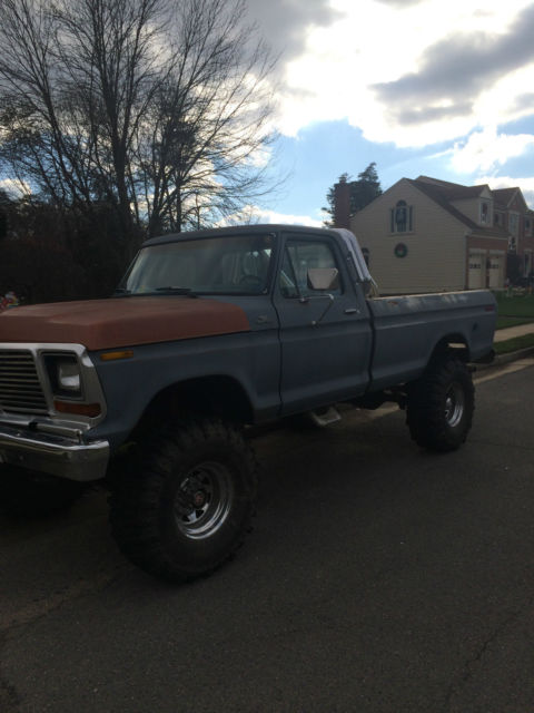 1979 Blue Ford F-250 Standard Cab Pickup