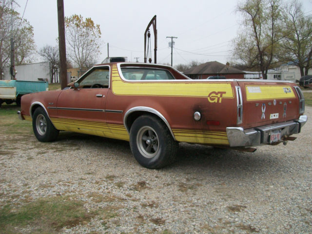 1979 Bronze/Yellow Ford Ranchero Car/Truck
