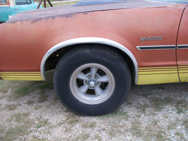 1979 Bronze/Yellow Ford Ranchero Car/Truck