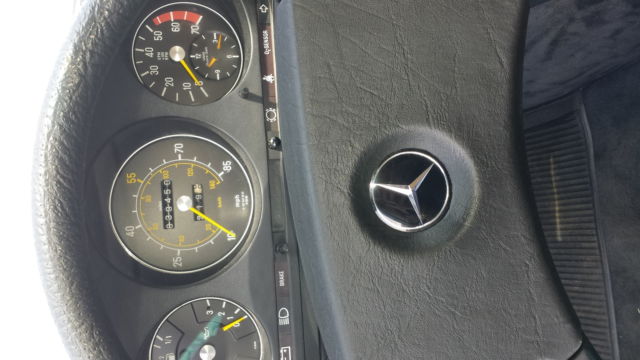 1979 Blue Mercedes-Benz SL-Class Convertible