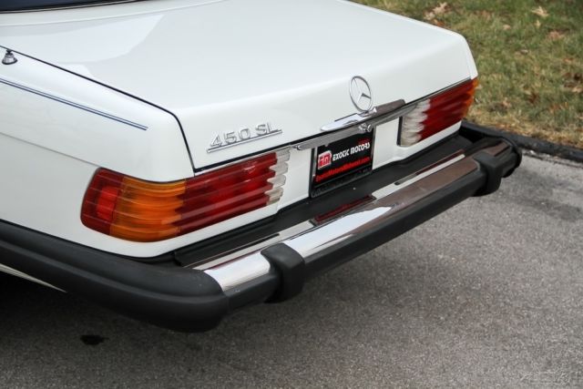 1979 White Mercedes-Benz SL-Class Convertible