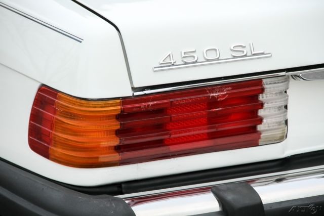 1979 White Mercedes-Benz SL-Class Convertible