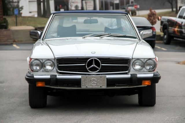 1979 White Mercedes-Benz SL-Class Convertible