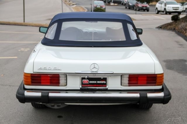 1979 White Mercedes-Benz SL-Class Convertible
