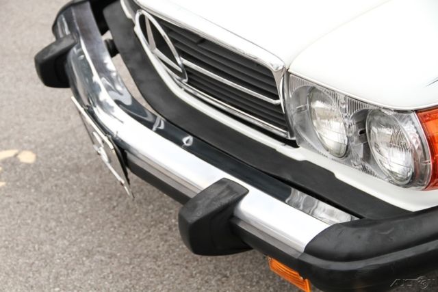 1979 White Mercedes-Benz SL-Class Convertible