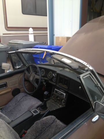 1979 Brown MG MGB Convertible