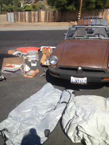 1979 Brown MG MGB Convertible