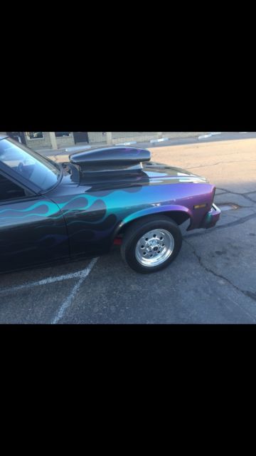 1979 Metallic gray /with custom  Chameleon ghost flame Chevrolet Nova Coupe