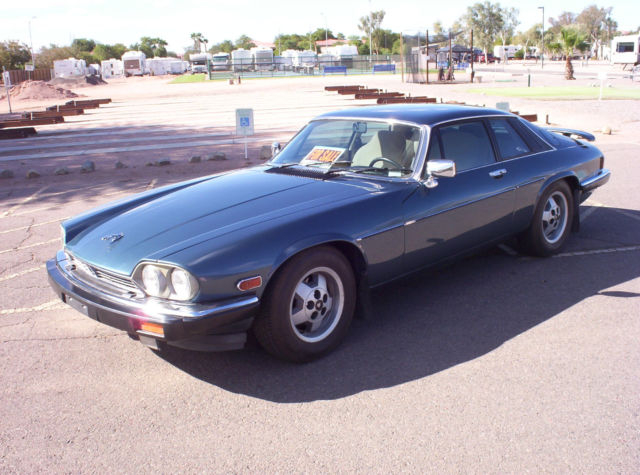 1986 Blue Jaguar XJS Coupe