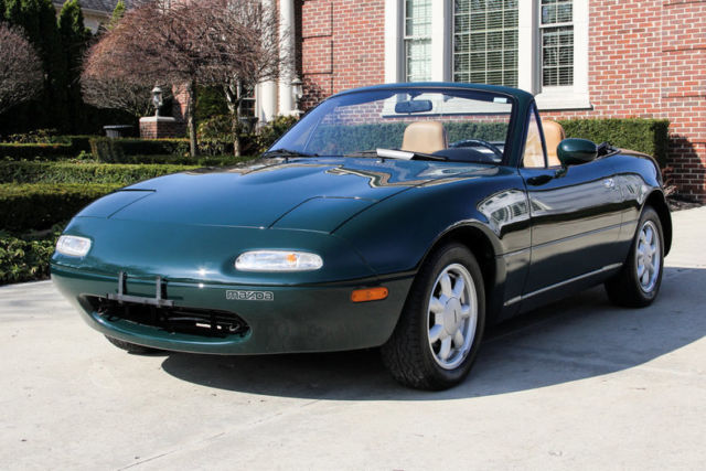 1991 Green Mazda MX-5 Miata Convertible