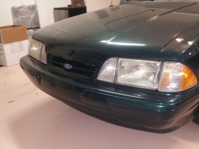 1990 Emerald Green Metallic Ford Mustang Convertible