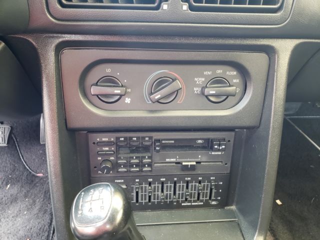 1991 Black Ford Mustang Coupe