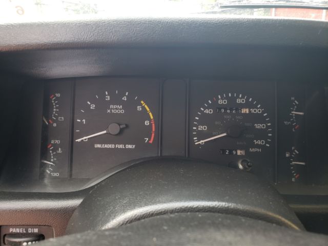 1991 Black Ford Mustang Coupe