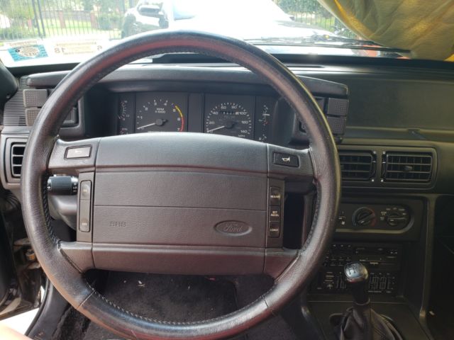 1991 Black Ford Mustang Coupe