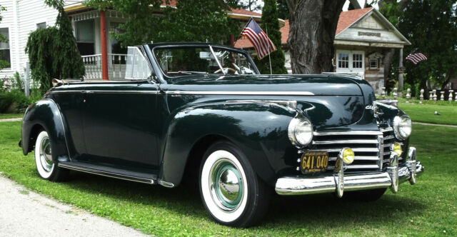 1941 Emerald Green Chrysler New Yorker Convertible