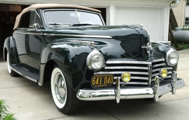 1941 Emerald Green Chrysler New Yorker Convertible