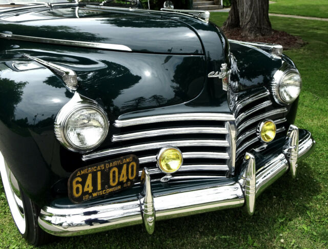 1941 Emerald Green Chrysler New Yorker Convertible