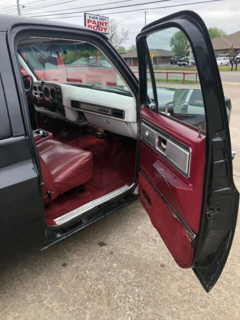 1980 Black Chevrolet Blazer SUV