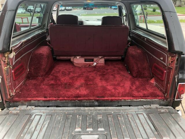 1980 Black Chevrolet Blazer SUV