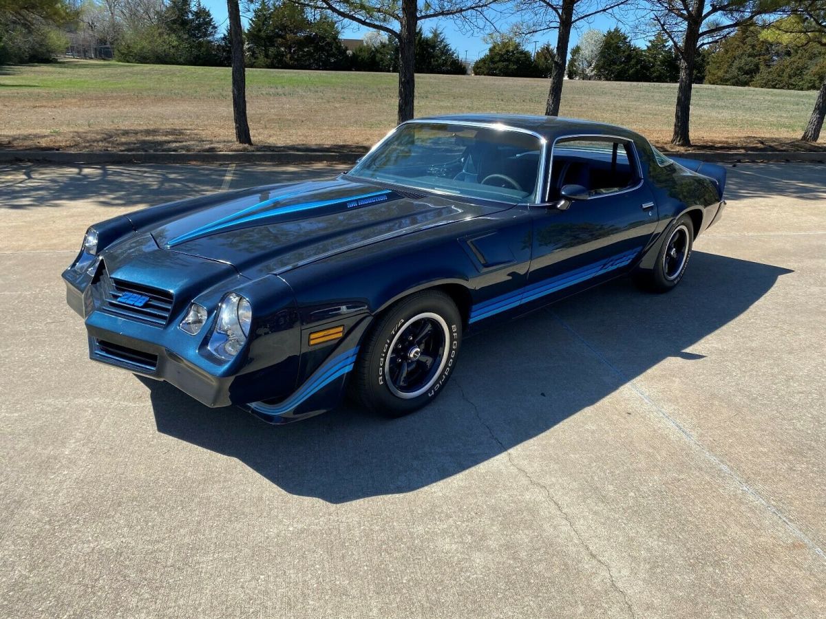 1980 Blue Chevrolet Camaro