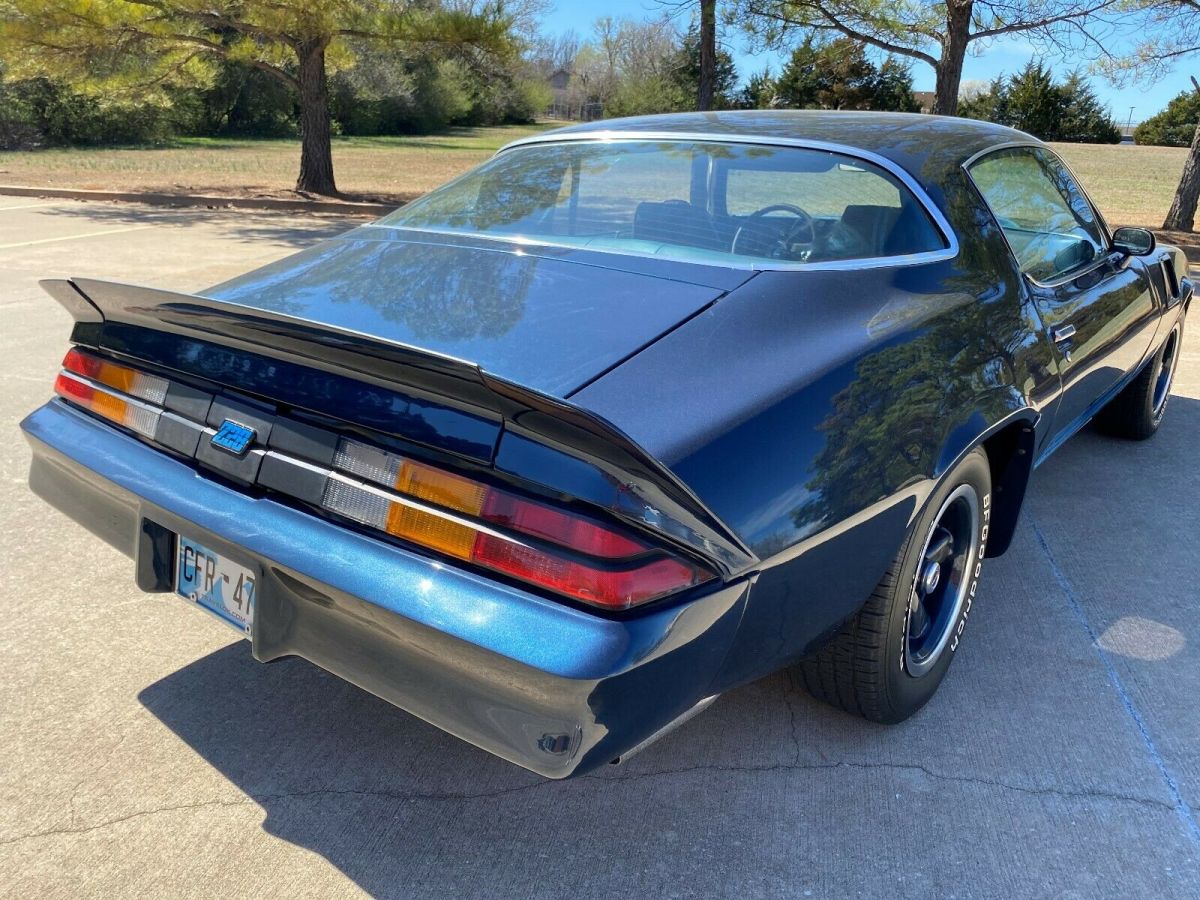 1980 Blue Chevrolet Camaro