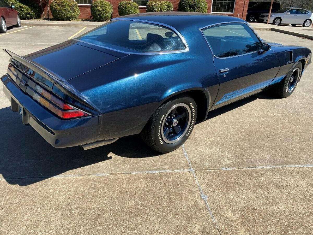 1980 Blue Chevrolet Camaro