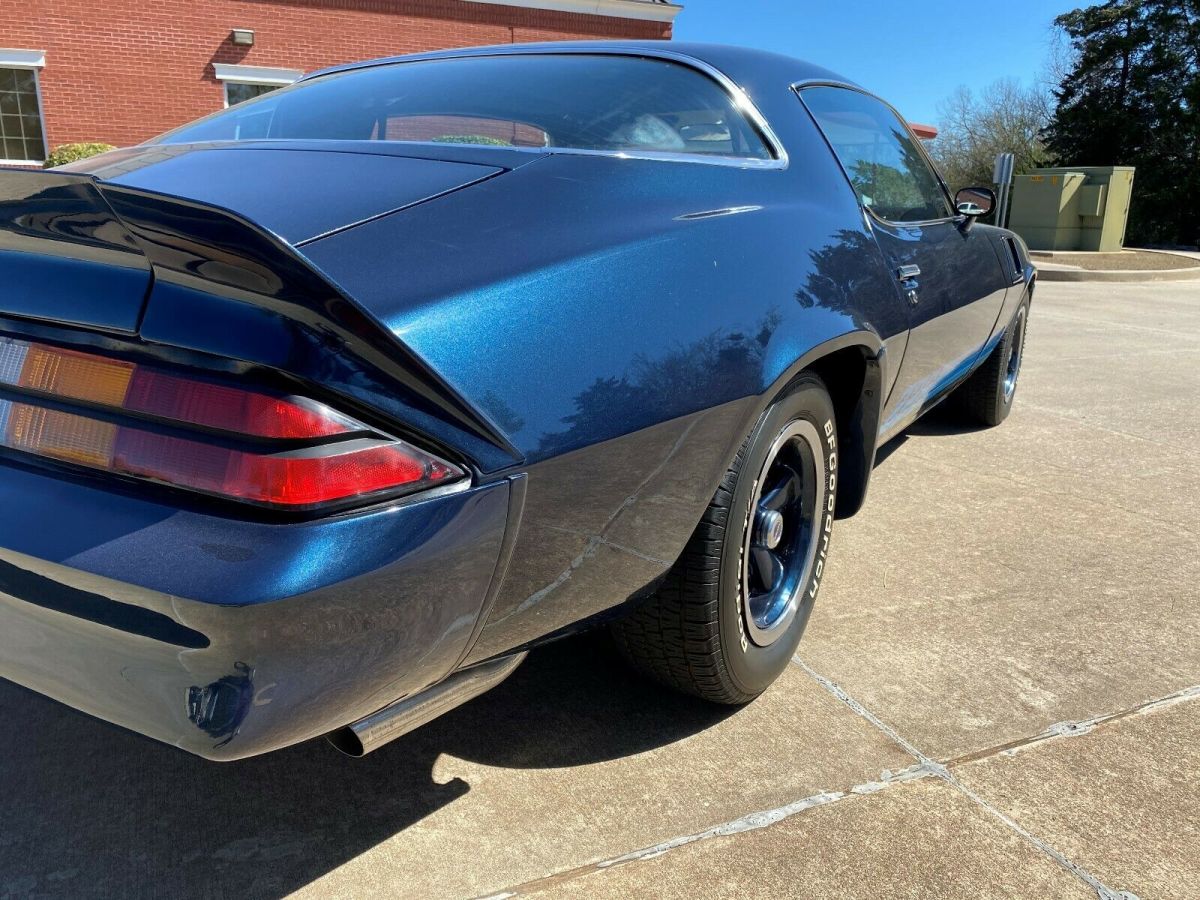 1980 Blue Chevrolet Camaro