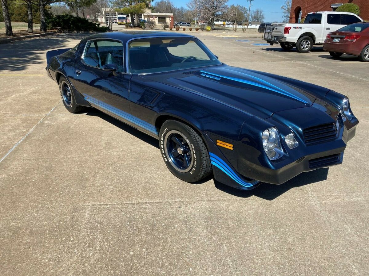 1980 Blue Chevrolet Camaro