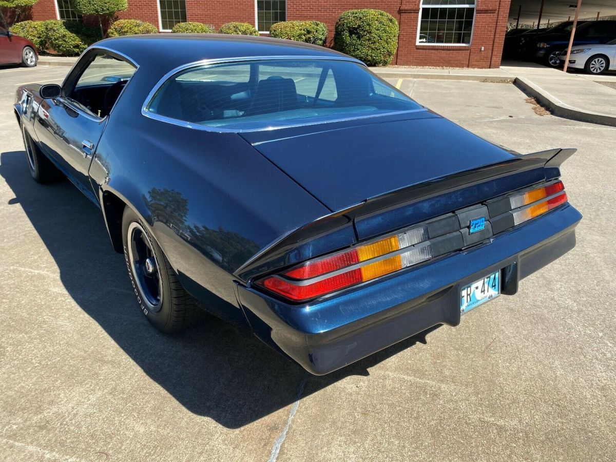 1980 Blue Chevrolet Camaro