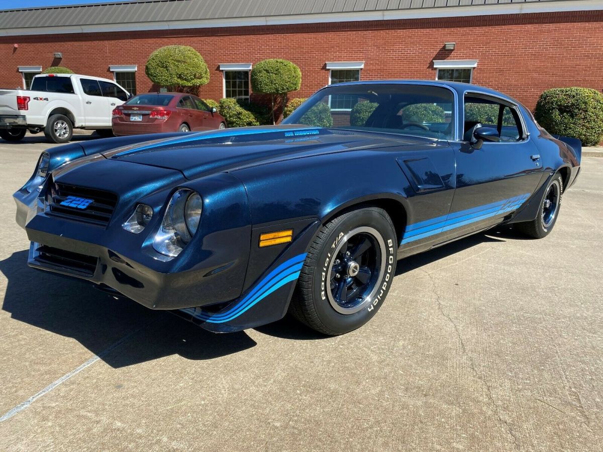 1980 Blue Chevrolet Camaro