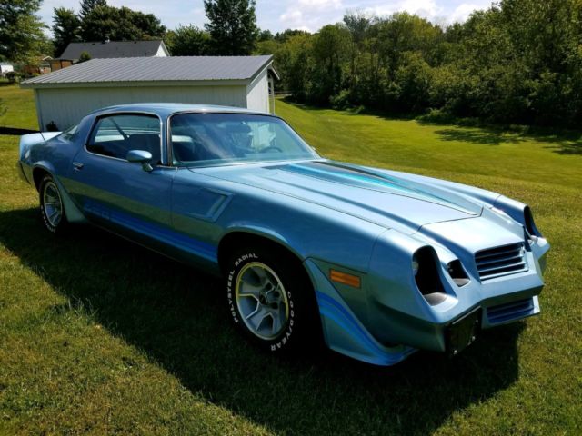 1981 Blue Chevrolet Camaro Coupe