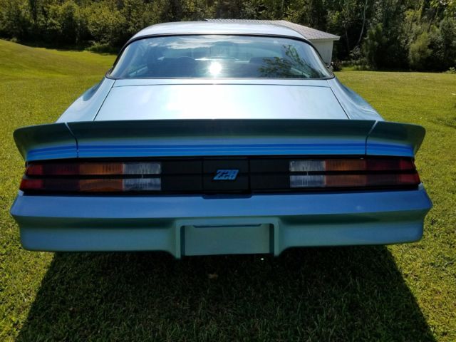 1981 Blue Chevrolet Camaro Coupe
