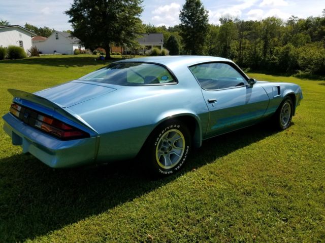 1981 Blue Chevrolet Camaro Coupe
