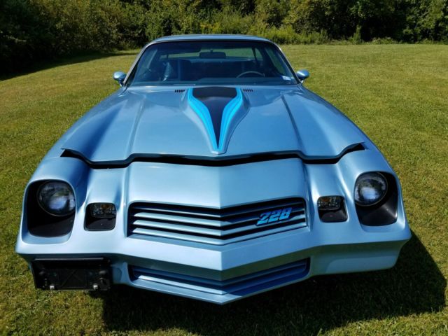 1981 Blue Chevrolet Camaro Coupe