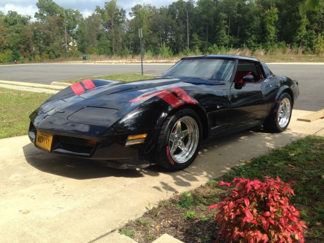 1981 Black Chevrolet Corvette Coupe