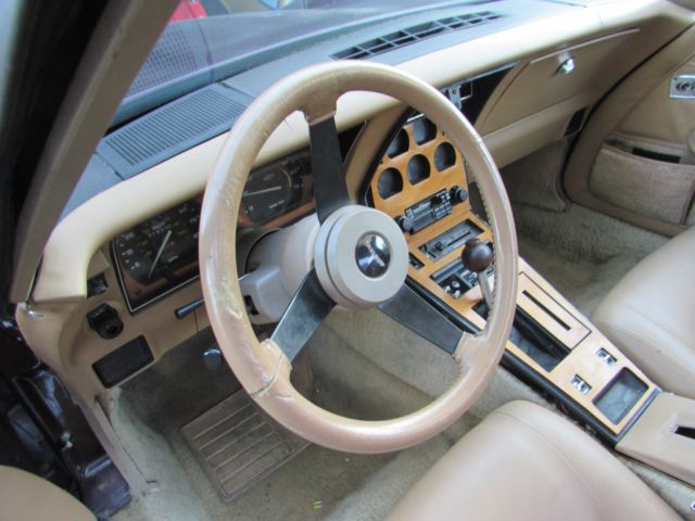 1980 Burgundy Chevrolet Corvette Coupe
