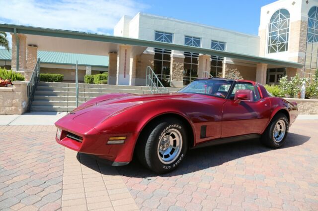 1981 Red Chevrolet Corvette Coupe