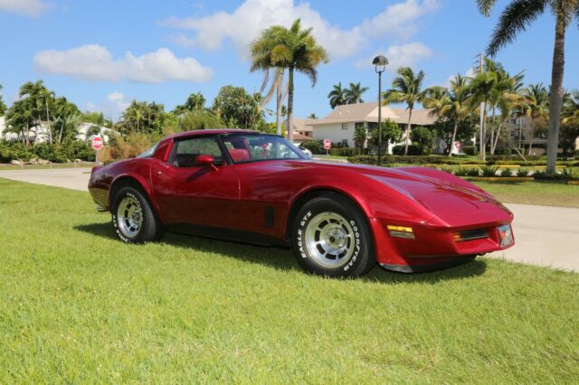 1981 Red Chevrolet Corvette Coupe