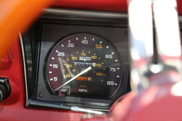 1981 Red Chevrolet Corvette Coupe