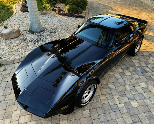 1981 Black Cherry Chevrolet Corvette T-Top