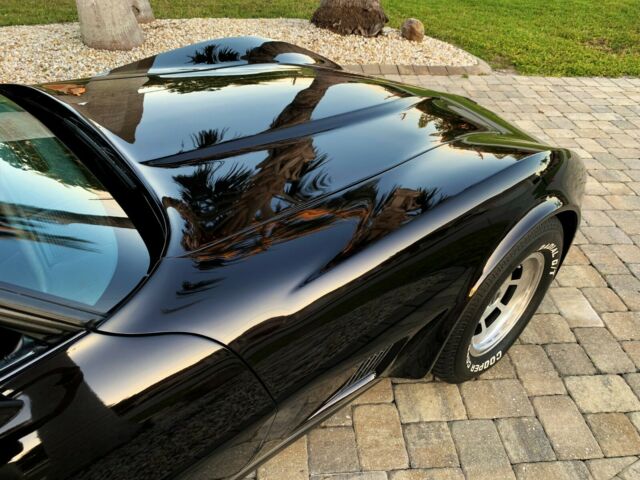 1981 Black Cherry Chevrolet Corvette T-Top