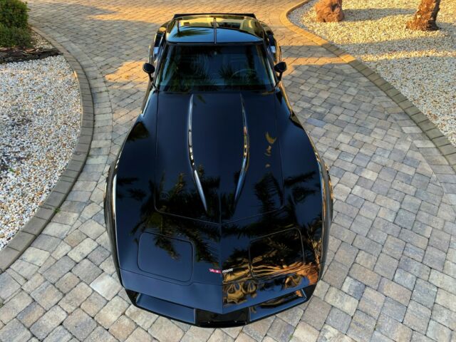 1981 Black Cherry Chevrolet Corvette T-Top