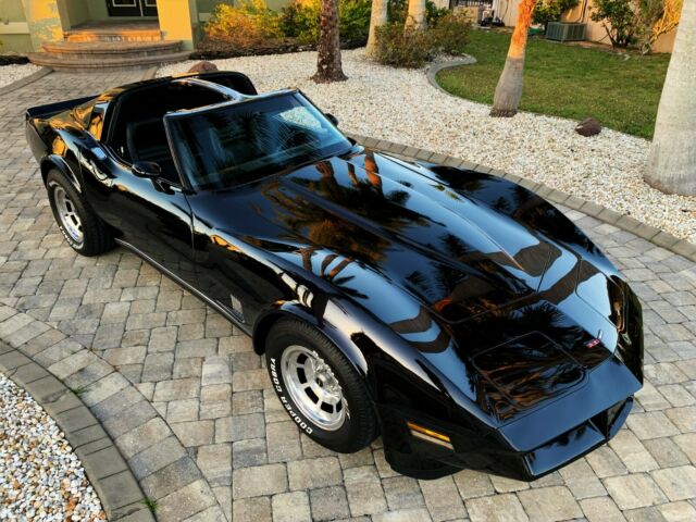 1981 Black Cherry Chevrolet Corvette T-Top