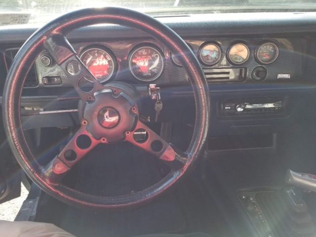 1981 Blue metallic flake Pontiac Trans Am Fastback